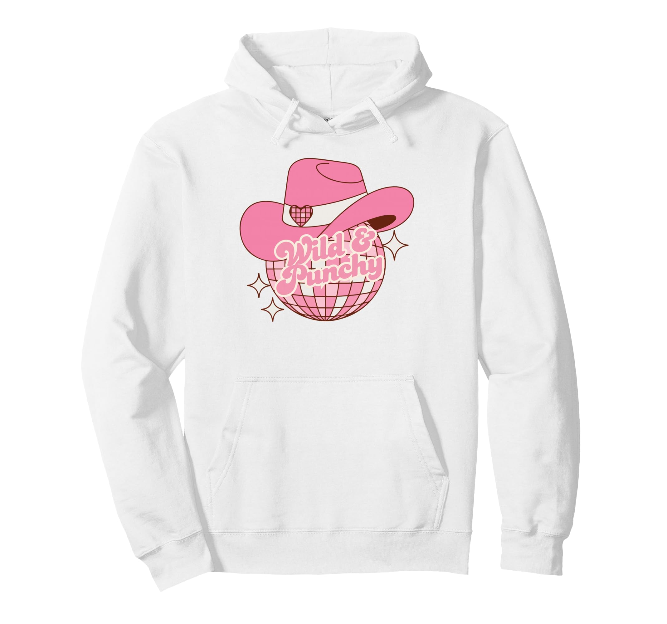Western Boho Chic Flowers Cactus Hoodie - Fun Novelty Design for Adults - T-Shirt, Sweatshirt, Hoodie
