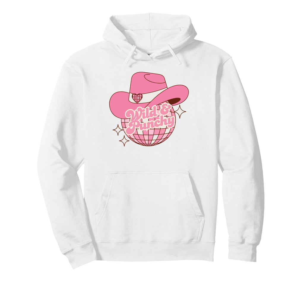 Western Boho Chic Flowers Cactus Punchy Hoodie - Trendy Graphic Men Women - T-Shirt, Sweatshirt, Hoodie