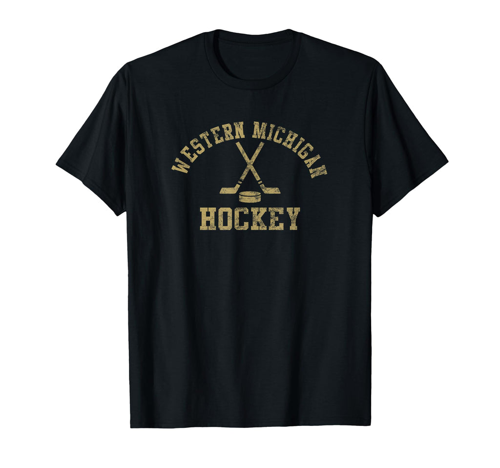 Western Michigan Hockey T-Shirt - Graphic Print for Adults - T-Shirt, Sweatshirt, Hoodie