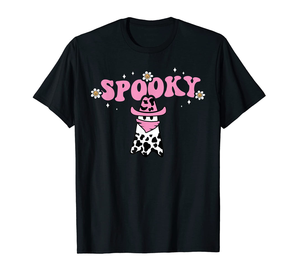 Spooky Groovy Western Rodeo Country T-Shirt - Minimalist Print for Adults - T-Shirt, Sweatshirt, Hoodie