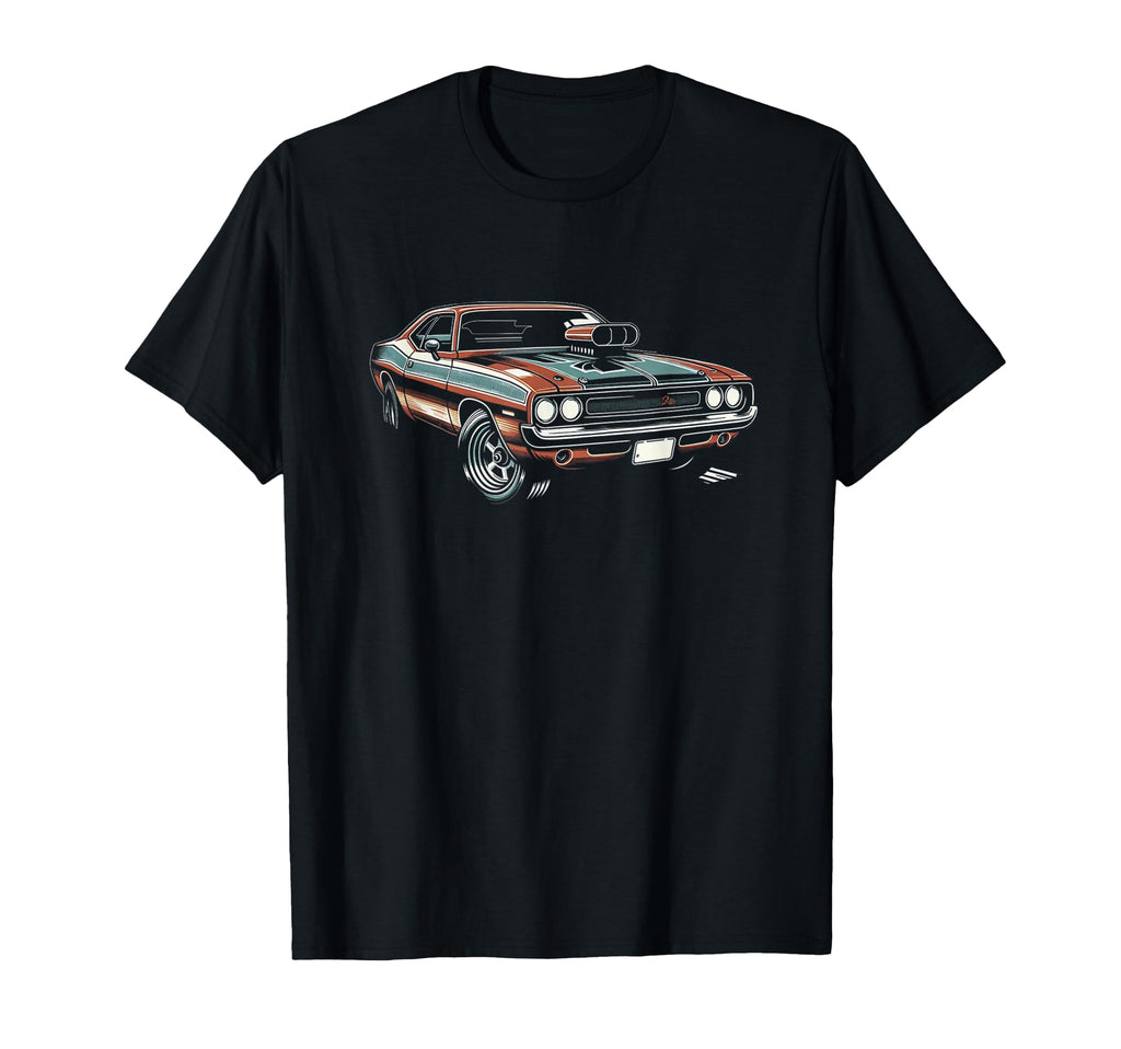 Muscle Car 60S 70S Car Lover T-Shirt - Minimalist Print Men Women - T-Shirt, Sweatshirt, Hoodie