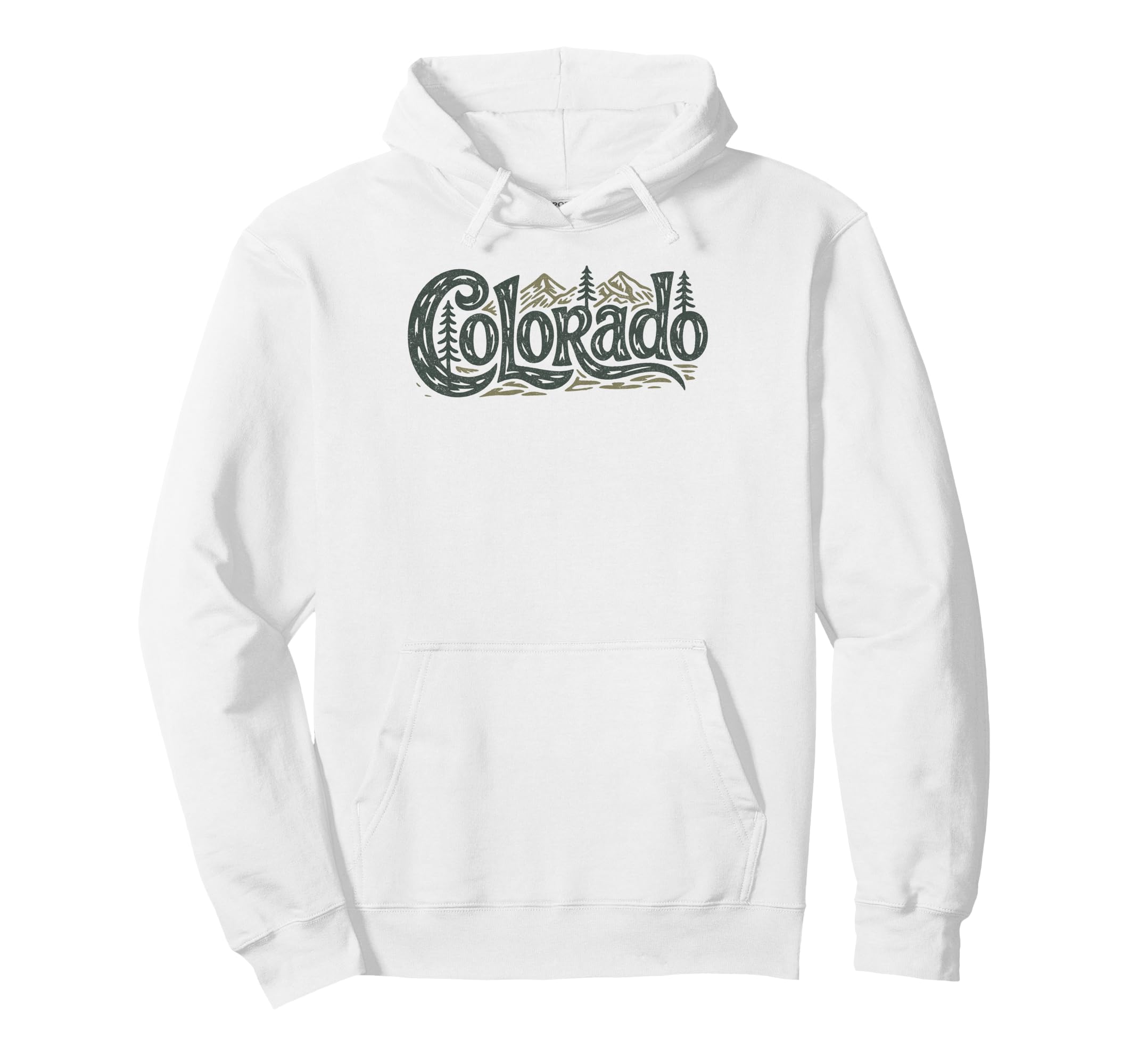 Colorado Mountains Nature Hiking Hoodie - Custom Art Print for Adults - T-Shirt, Sweatshirt, Hoodie