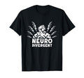 Neurodivergent Brain Awesome Adhd Asd T-Shirt - Minimalist Print Unisex - T-Shirt, Sweatshirt, Hoodie
