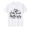 Anti Social Butterfly Magical Goth T-Shirt - Streetwear Style Men Women - T-Shirt, Sweatshirt, Hoodie