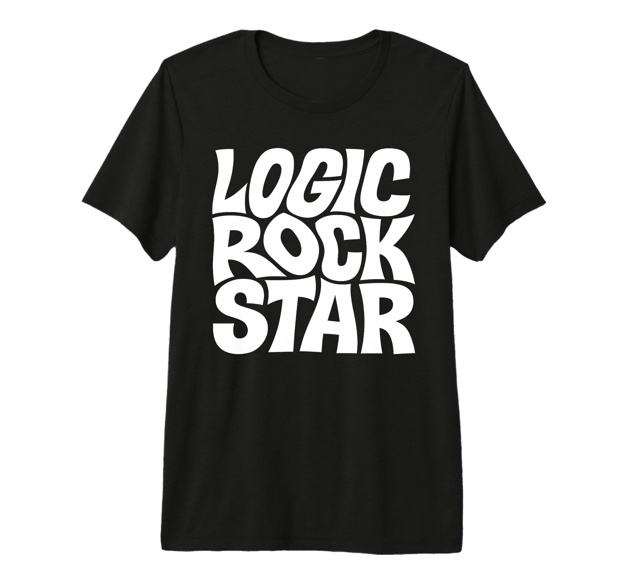 Bold Monochrome Typography Tri Blend T-Shirt - Unique Graphic Unisex - T-Shirt, Sweatshirt, Hoodie