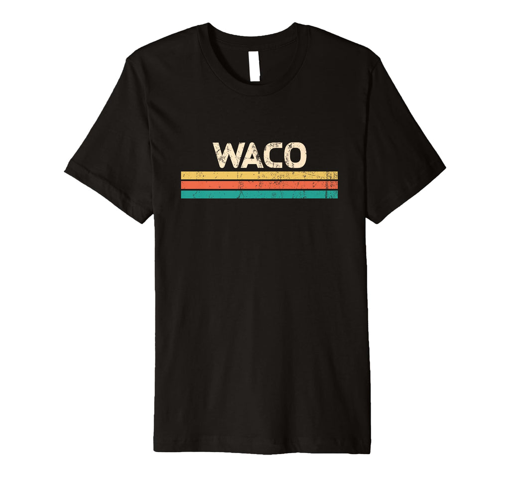 Waco Texas 70S Stripes T-Shirt - Minimalist Print Men Women - T-Shirt, Sweatshirt, Hoodie