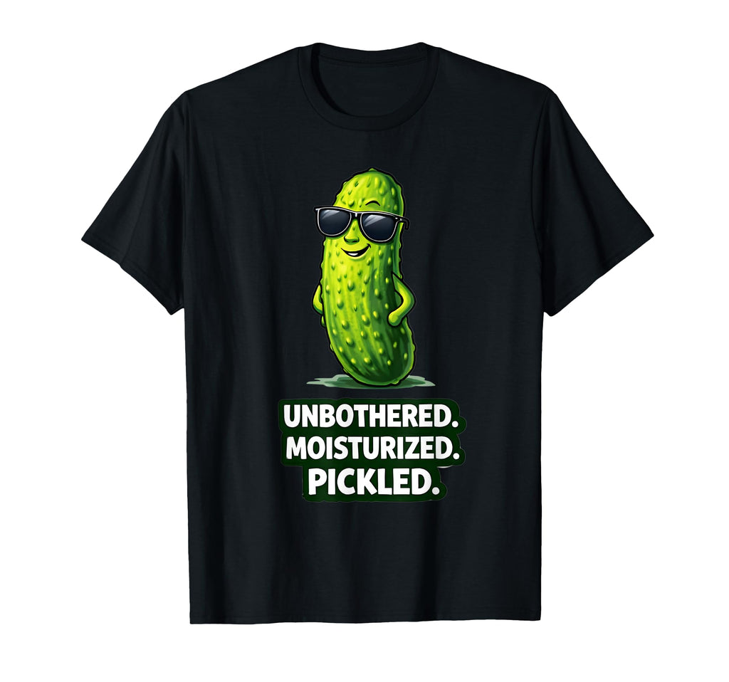 Moisturized Pickle Sunglasses T-Shirt - Graphic Print for Adults - T-Shirt, Sweatshirt, Hoodie