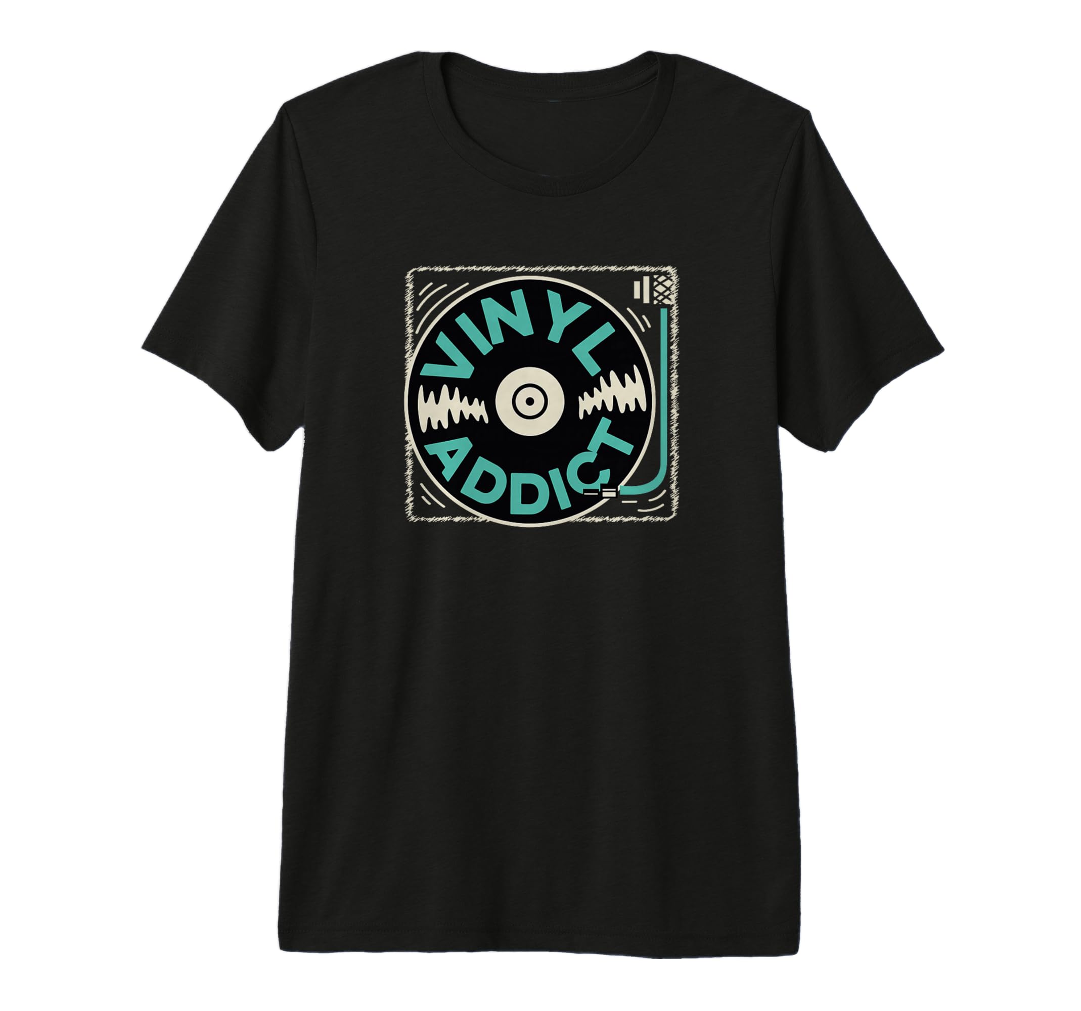Vinyl Record Player Vinyl Tri T-Shirt - Casual Everyday Wear for Adults - T-Shirt, Sweatshirt, Hoodie