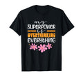 My Superpower Is Overthinking T-Shirt - Minimalist Print for Adults - T-Shirt, Sweatshirt, Hoodie