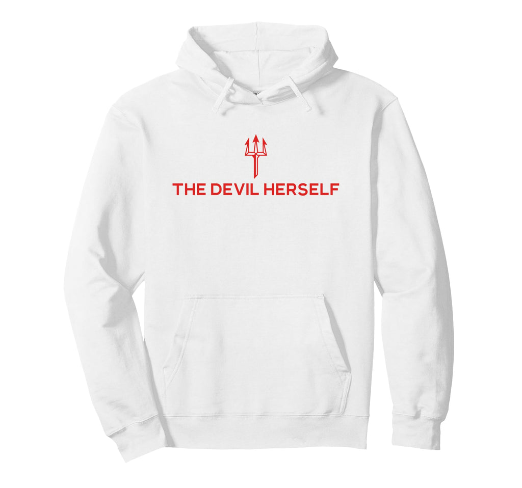 Devil Herself Occult Dark Feminine Hoodie - Aesthetic Graphic Men Women - T-Shirt, Sweatshirt, Hoodie