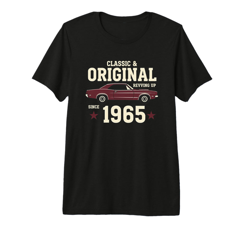 Car Original Since 1965 Muscle Car Tri T-Shirt - Minimalist Print Unisex - T-Shirt, Sweatshirt, Hoodie