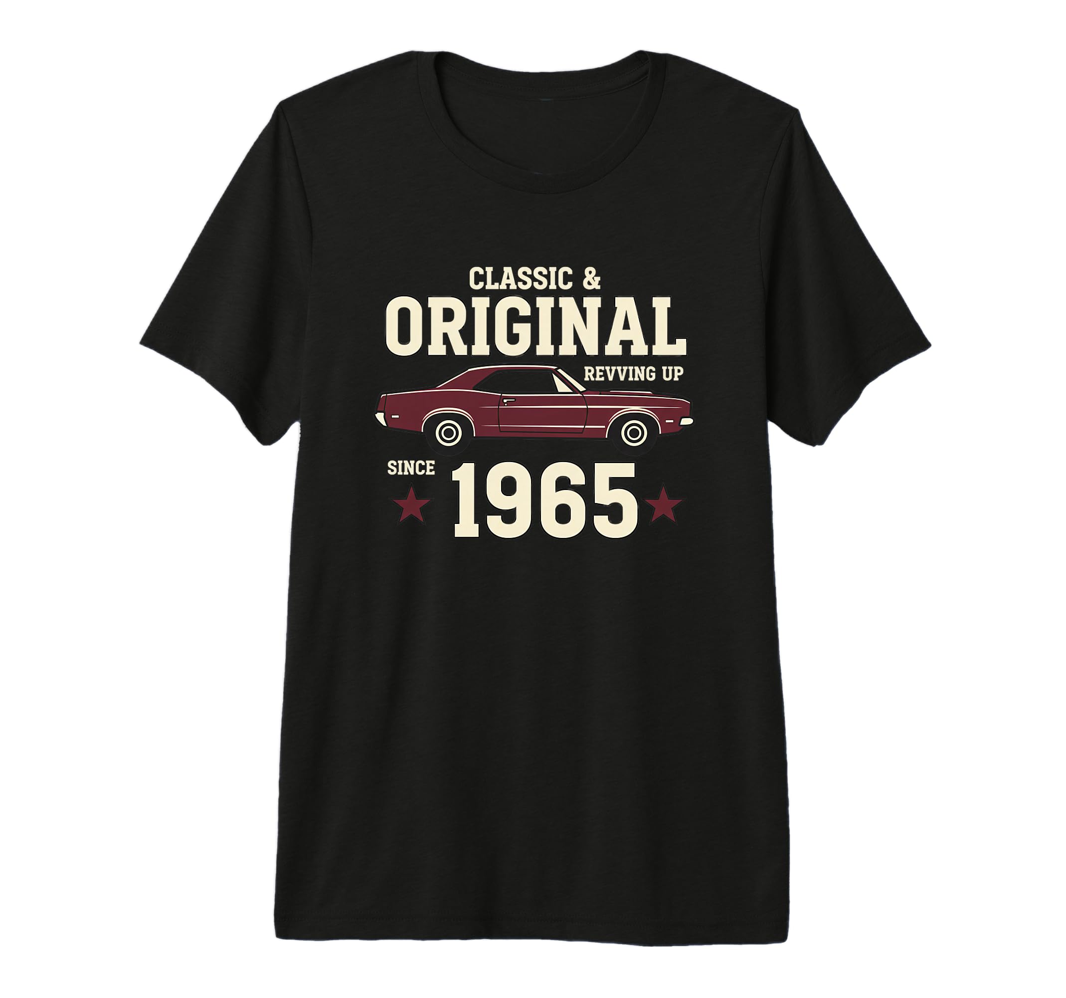 Car Original Since 1965 Muscle Car Tri T-Shirt - Minimalist Print Unisex - T-Shirt, Sweatshirt, Hoodie