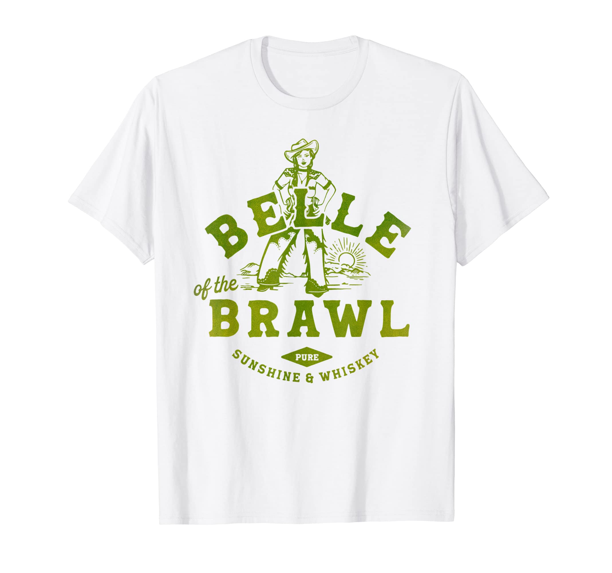 Belle Brawl Sassy Texas Western T-Shirt - Novelty Apparel for Adults - T-Shirt, Sweatshirt, Hoodie