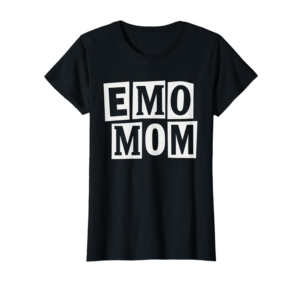Womens Emo Mom Minimal Block T-Shirt - Casual Everyday Wear Unisex - T-Shirt, Sweatshirt, Hoodie
