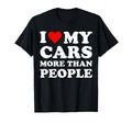 I Heart My Cars I Love Car More Than T-Shirt - Graphic Print for Adults - T-Shirt, Sweatshirt, Hoodie