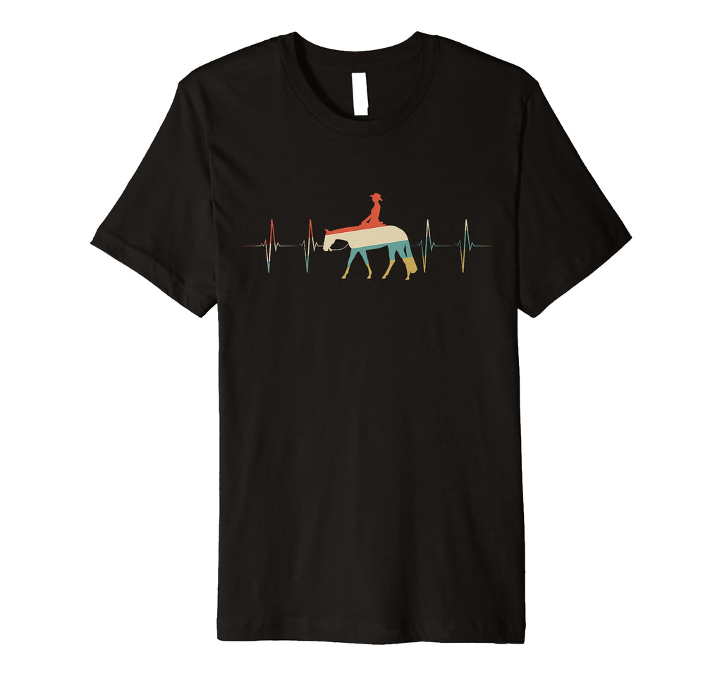 Western Pleasure Heartbeat Ecg T-Shirt - Casual Everyday Wear for Adults - T-Shirt, Sweatshirt, Hoodie