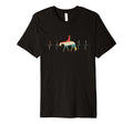 Western Pleasure Heartbeat Ecg T-Shirt - Casual Everyday Wear for Adults - T-Shirt, Sweatshirt, Hoodie