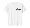 American Motorcycle Distressed T-Shirt - Fun Novelty Design for Adults - T-Shirt, Sweatshirt, Hoodie