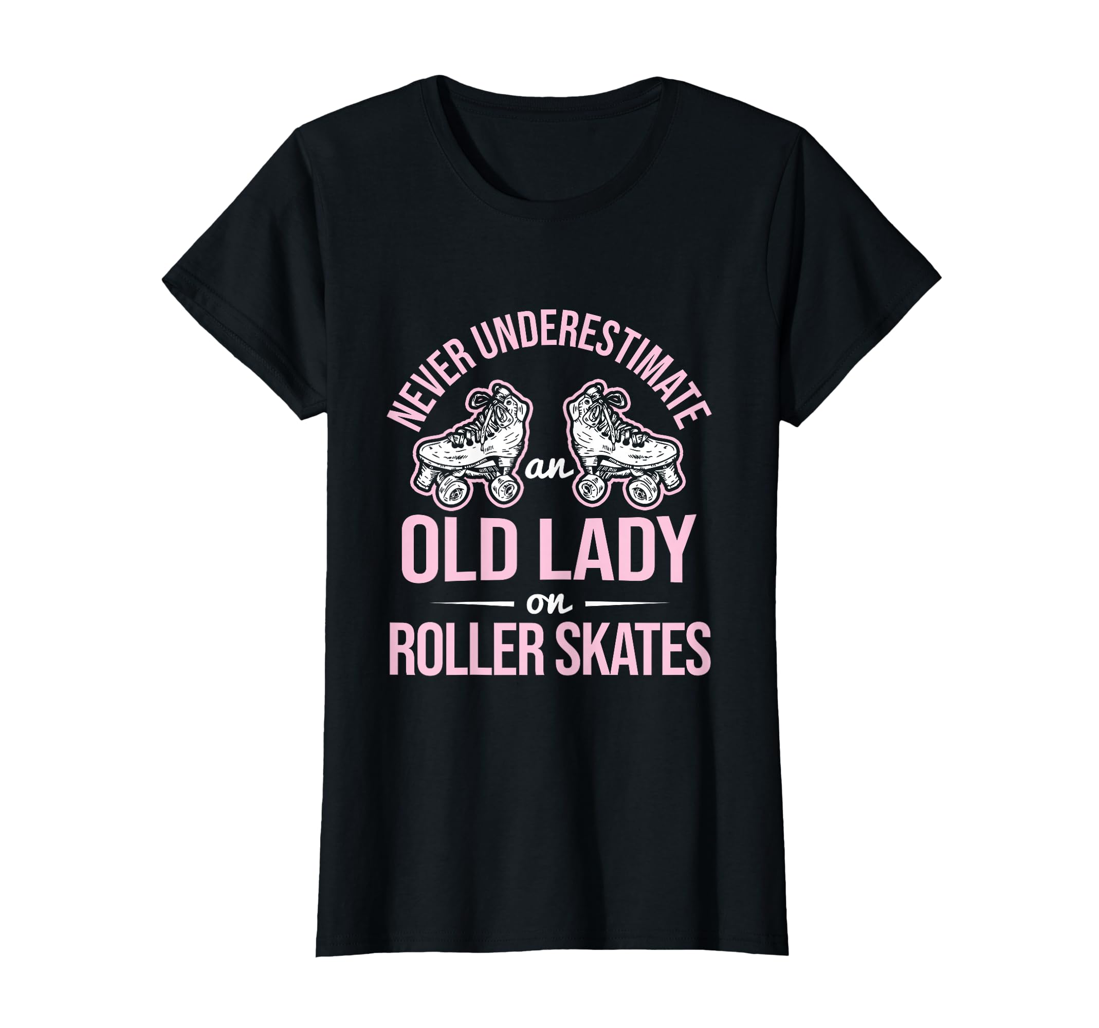 Old Lady Roller Derby Roller Skating T-Shirt - Trendy Graphic Unisex - T-Shirt, Sweatshirt, Hoodie