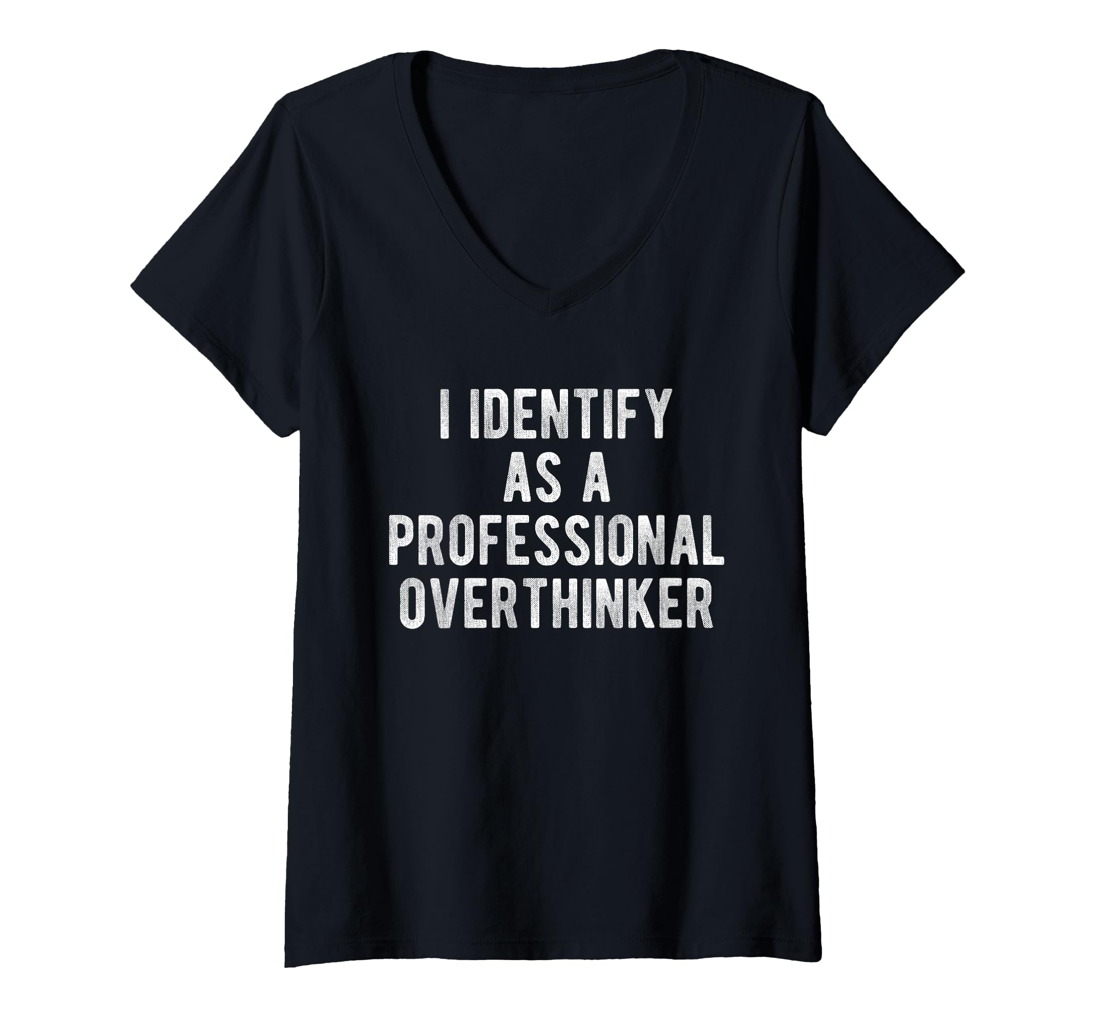 Womens I Identify As Professional T-Shirt - Minimalist Print Unisex - T-Shirt, Sweatshirt, Hoodie