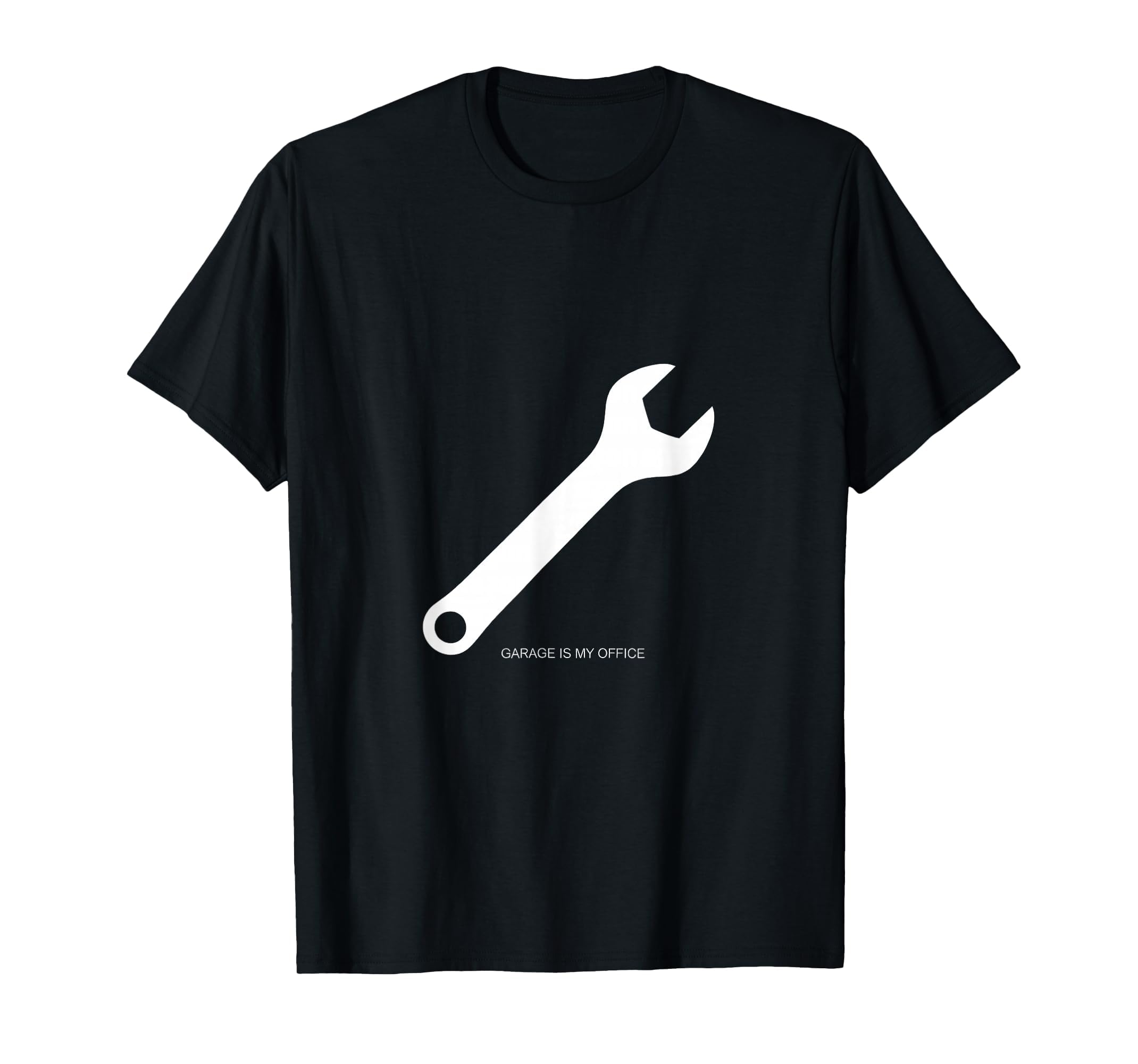 Garage Is My Office Mechanic Car T-Shirt - Casual Everyday Wear for Adults - T-Shirt, Sweatshirt, Hoodie