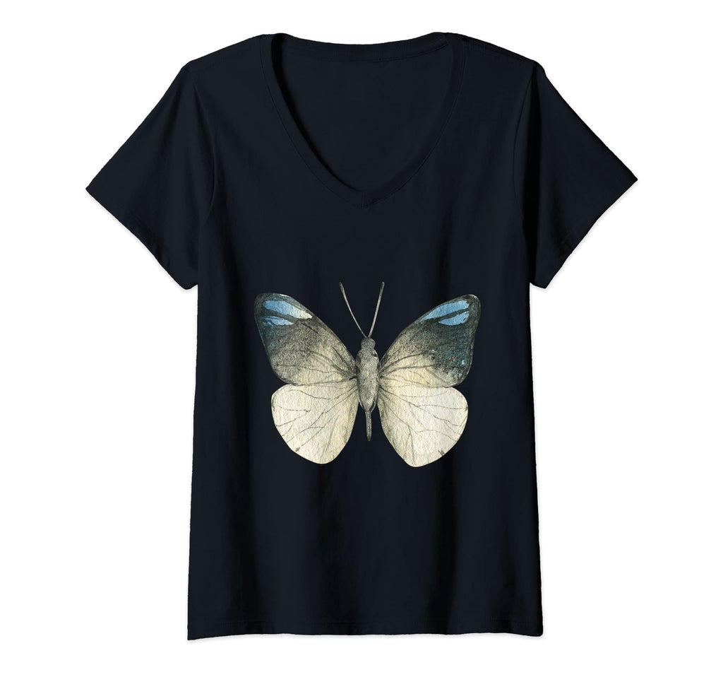 Womens Watercolor Moth Goth Horror T-Shirt - Custom Art Print Men Women - T-Shirt, Sweatshirt, Hoodie