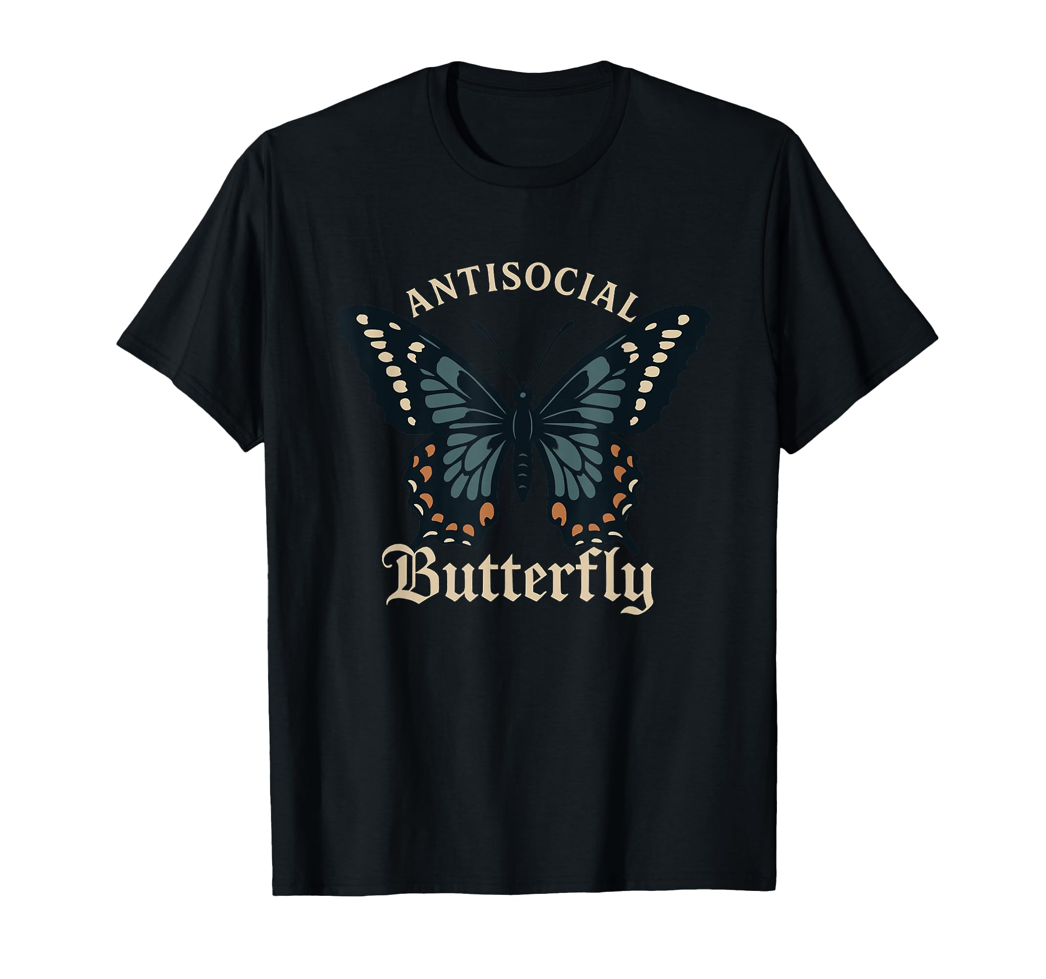 Antisocial Butterfly Fairycore T-Shirt - Fun Novelty Design for Adults - T-Shirt, Sweatshirt, Hoodie