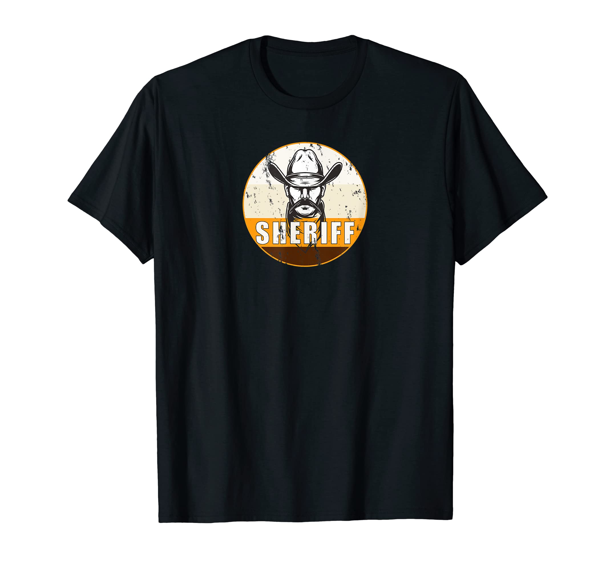 Sheriff Cowboy Lawman Wild West T-Shirt - Novelty Apparel Unisex - T-Shirt, Sweatshirt, Hoodie