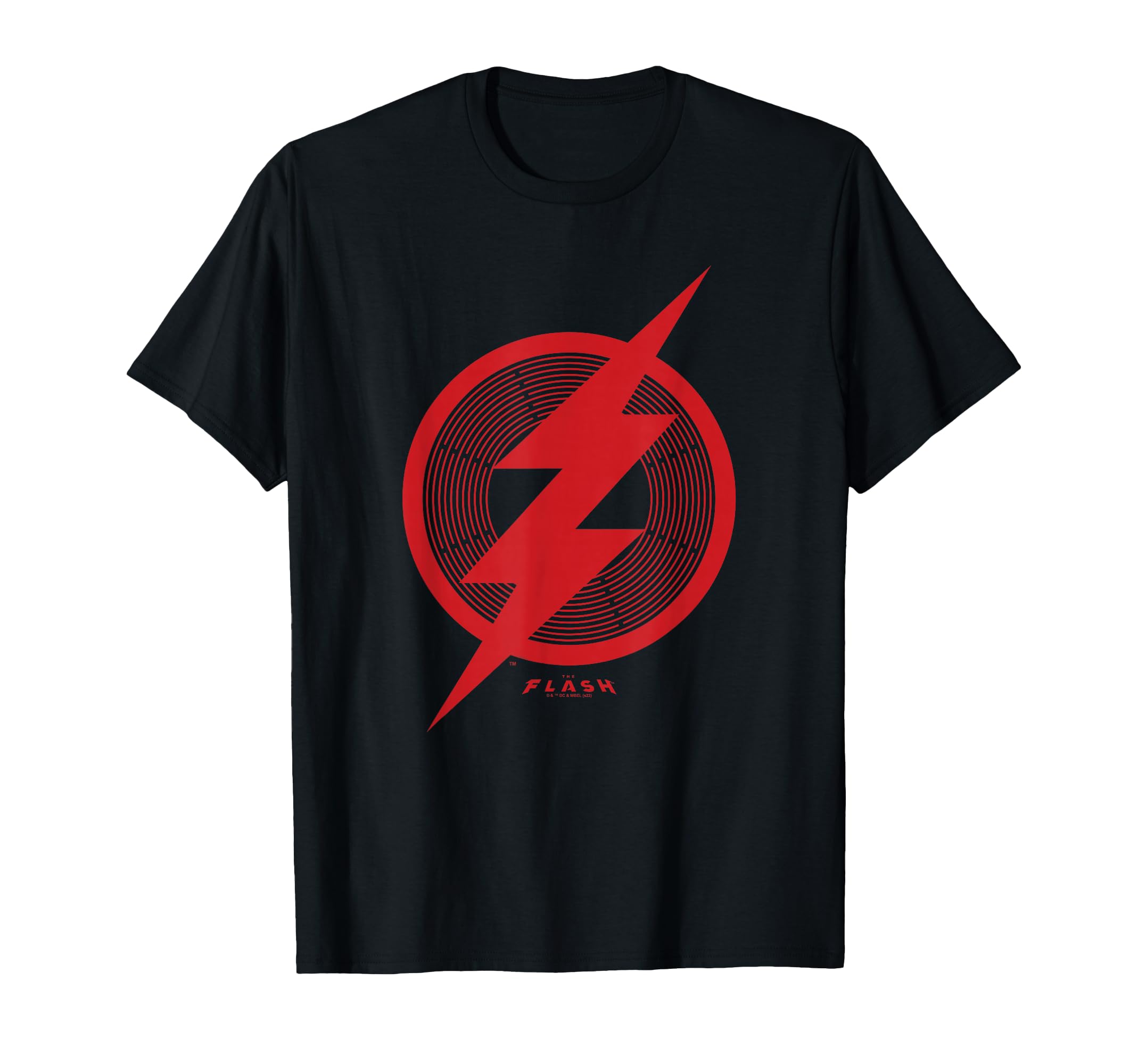 Flash Red Lightning Bolt Chest Symbol T-Shirt - Minimalist Print Men Women - T-Shirt, Sweatshirt, Hoodie