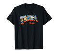 Tampa Florida Fl And T-Shirt - Custom Art Print for Adults - T-Shirt, Sweatshirt, Hoodie