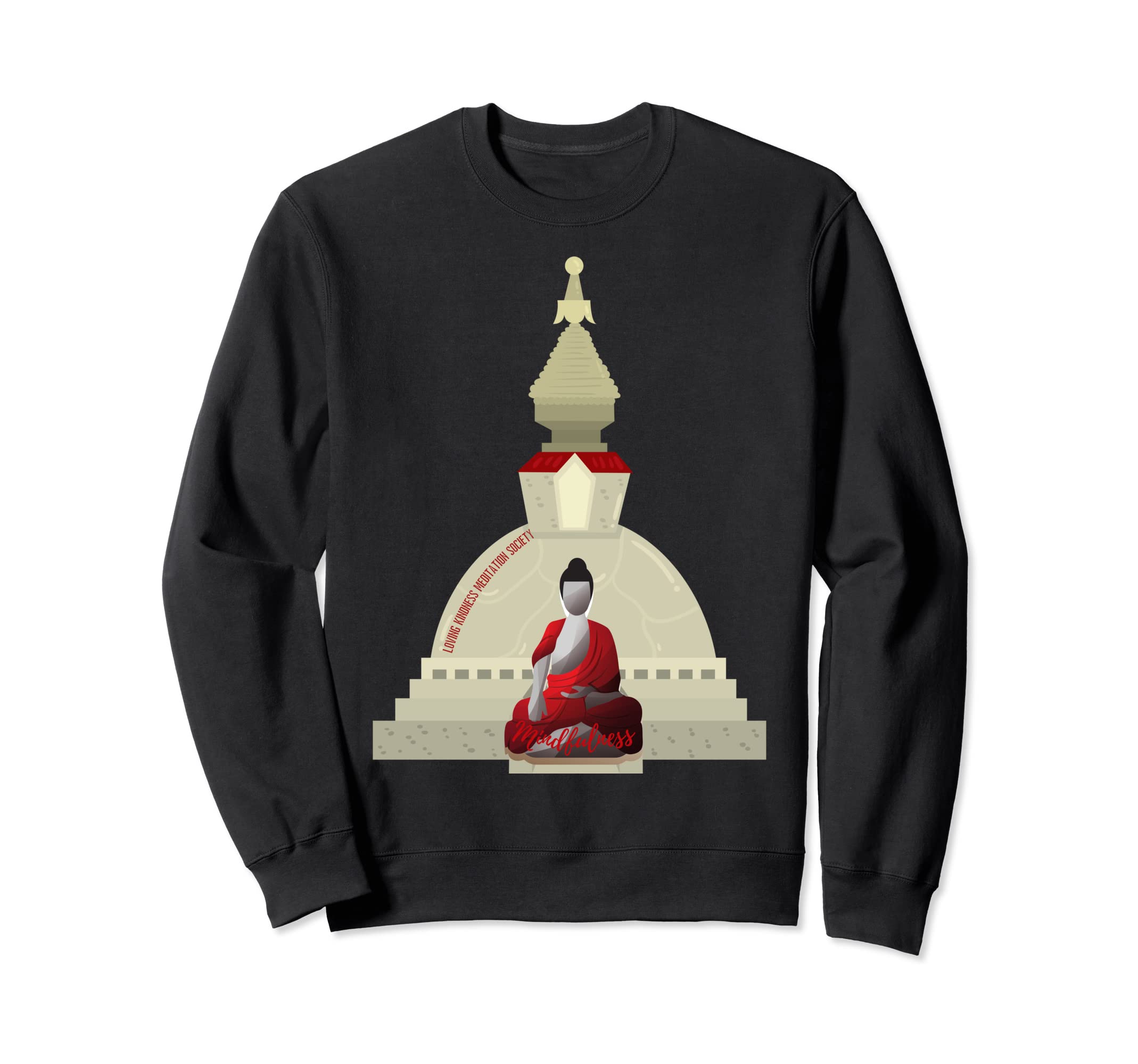 Buddha Mindfulness Buddhist Gautama Sweatshirt - Custom Art Print Unisex - T-Shirt, Sweatshirt, Hoodie