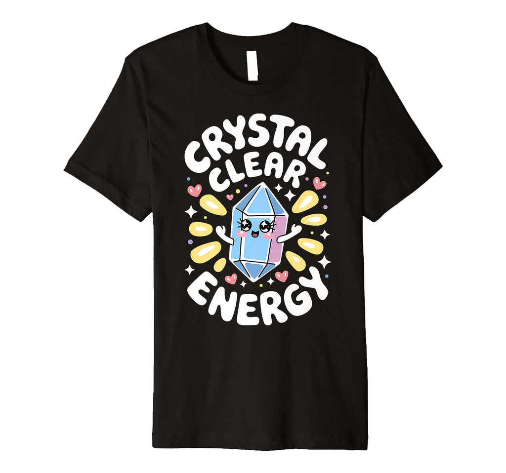 Healing Stone Crystals Energy T-Shirt - Custom Art Print Men Women - T-Shirt, Sweatshirt, Hoodie
