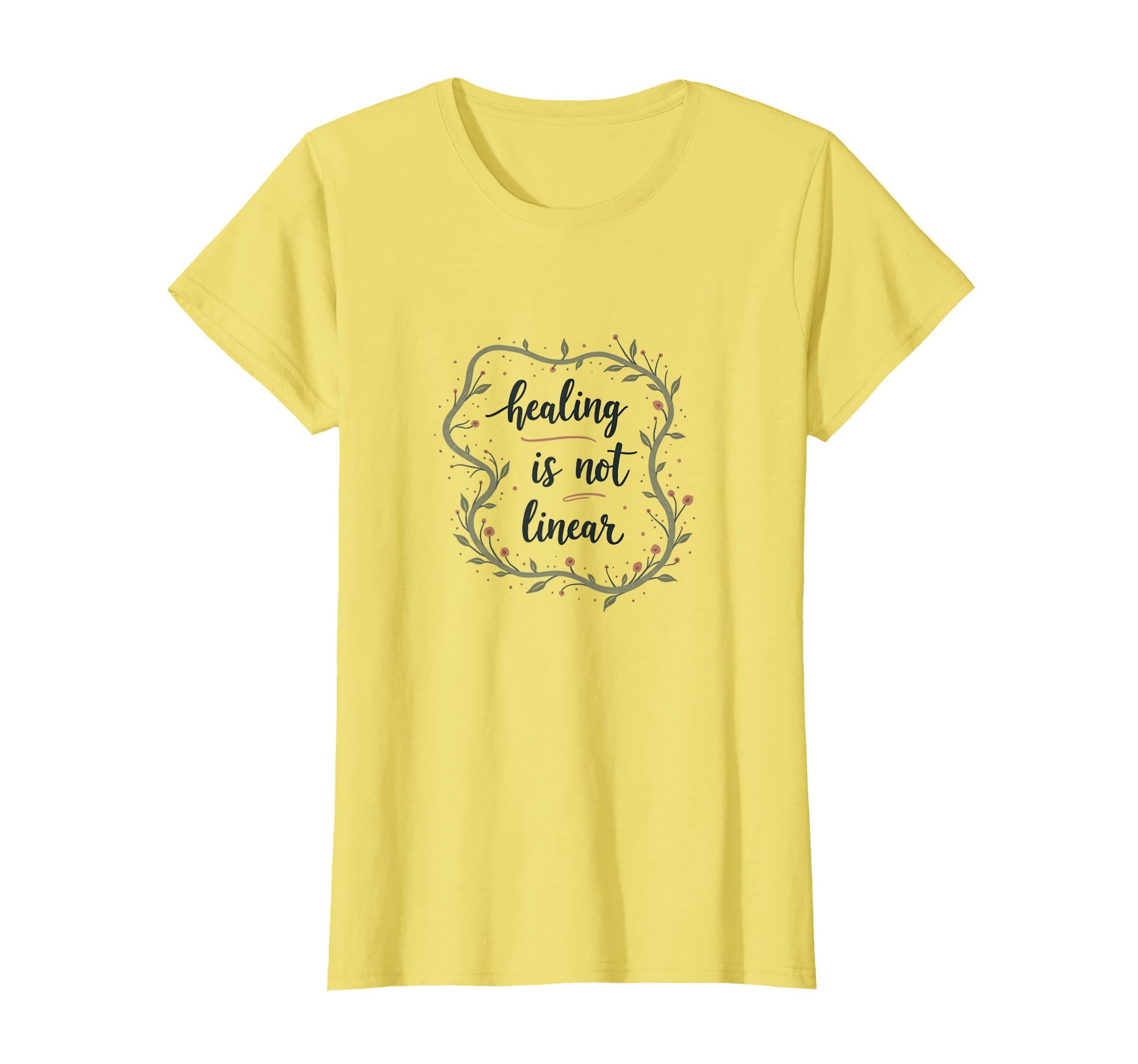 Self Care Gifts Healing Is Not Linear T-Shirt - Novelty Apparel Unisex - T-Shirt, Sweatshirt, Hoodie