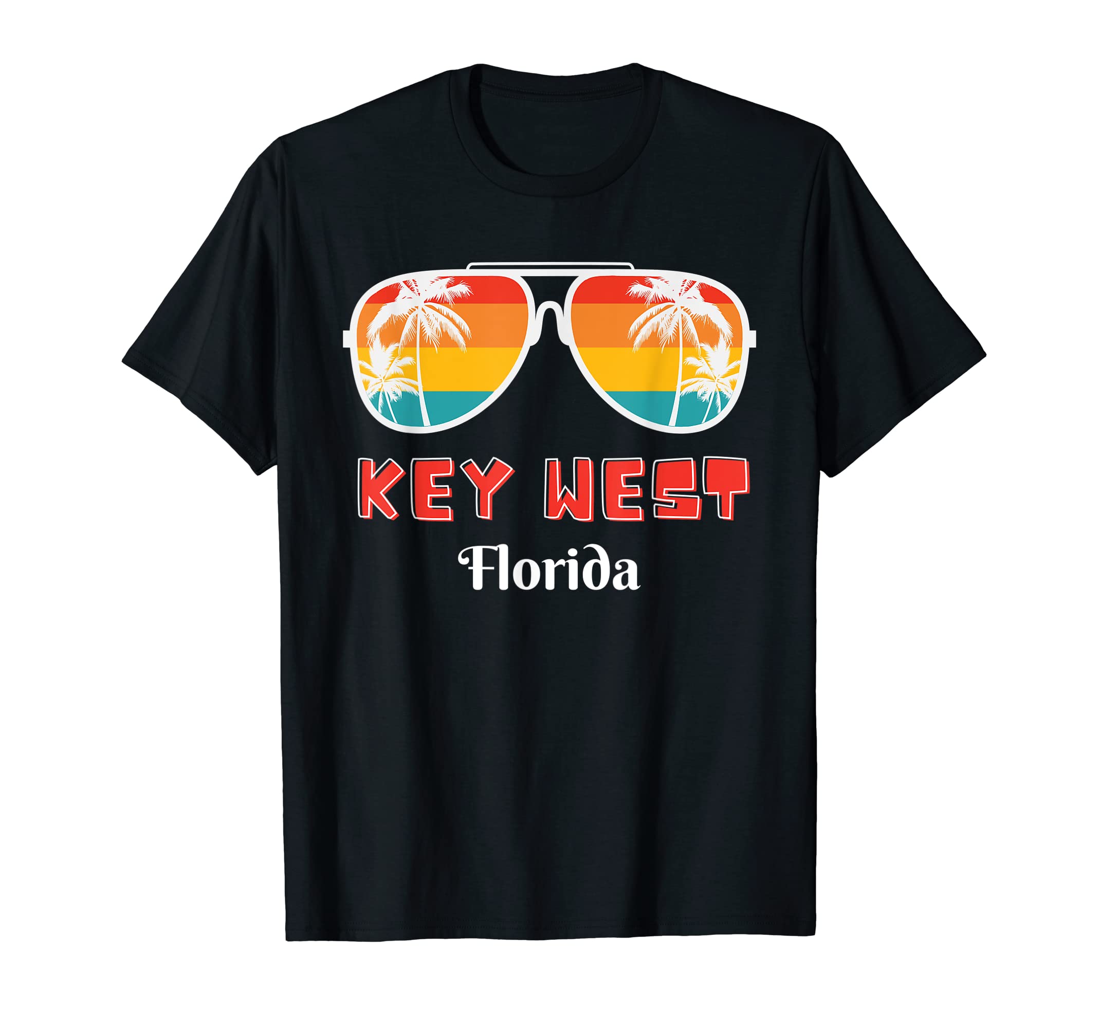 Key West Florida 70S Throwback T-Shirt - Fun Novelty Design Unisex - T-Shirt, Sweatshirt, Hoodie
