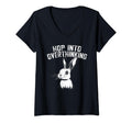 Womens Bunny Fast Minded Overthinkers V T-Shirt - Minimalist Print Unisex - T-Shirt, Sweatshirt, Hoodie