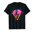 Music Lover 80S Art Treble Clef T-Shirt - Minimalist Print for Adults - T-Shirt, Sweatshirt, Hoodie
