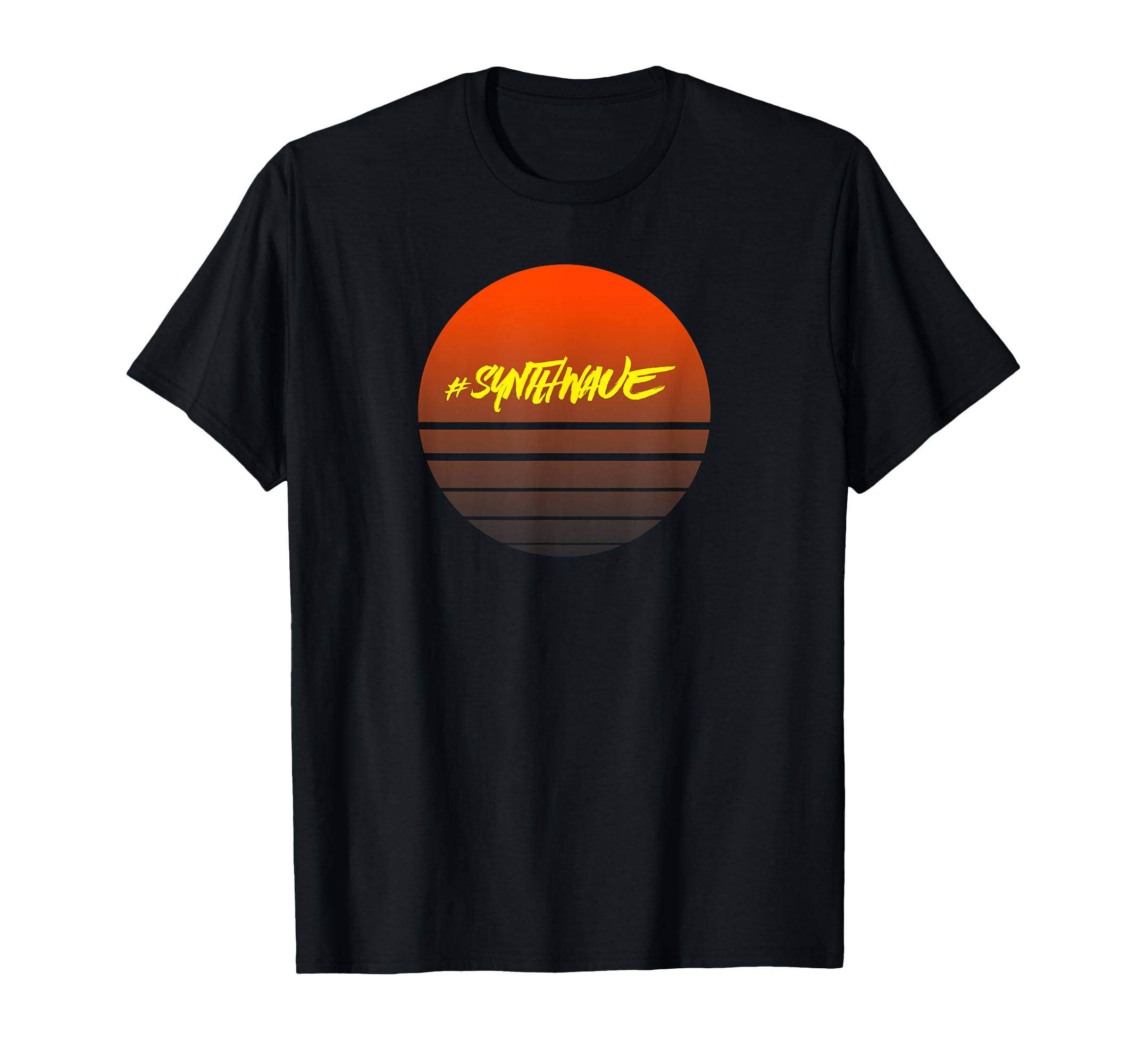 Synthwave Vaporwave 80S Sunset T-Shirt - Novelty Apparel for Adults - T-Shirt, Sweatshirt, Hoodie