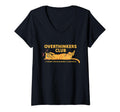 Womens Overthinkers Club Anxious Cat T-Shirt - Custom Art Print for Adults - T-Shirt, Sweatshirt, Hoodie