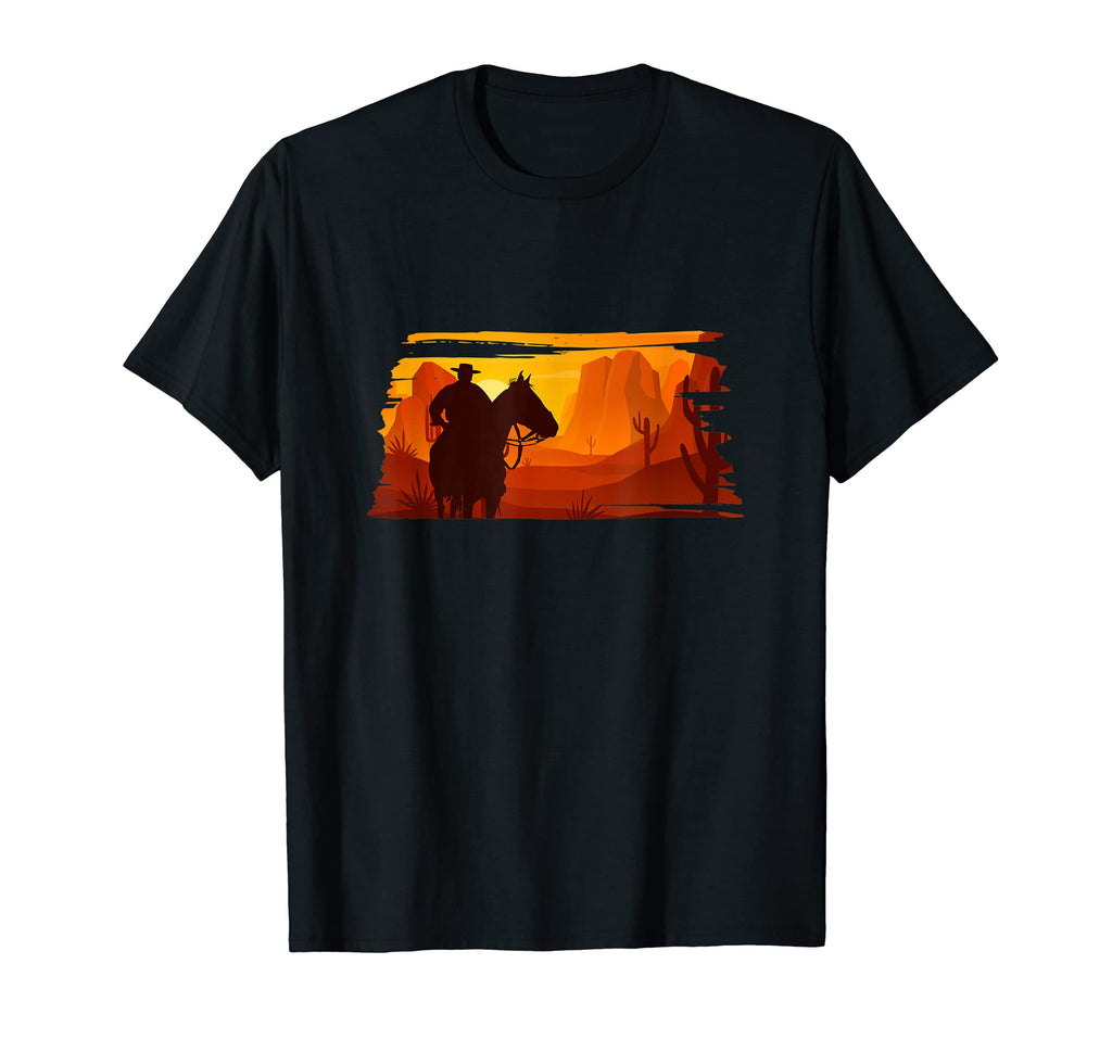 Cowboy Cowgirl Rodeo Horseback Riding T-Shirt - Aesthetic Graphic Unisex - T-Shirt, Sweatshirt, Hoodie