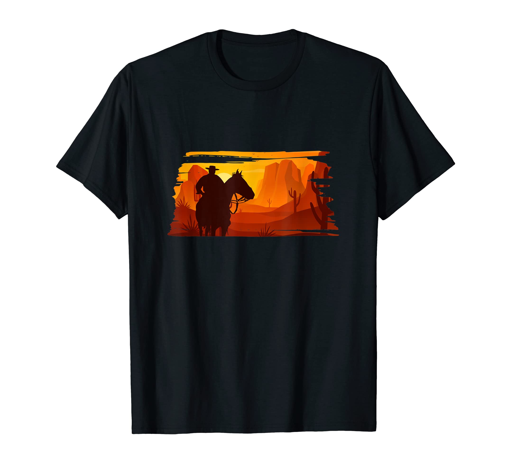 Cowboy Cowgirl Rodeo Horseback Riding T-Shirt - Aesthetic Graphic Unisex - T-Shirt, Sweatshirt, Hoodie