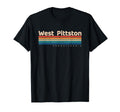 West Pittston Pa Pennsylvania T-Shirt - Custom Art Print for Adults - T-Shirt, Sweatshirt, Hoodie