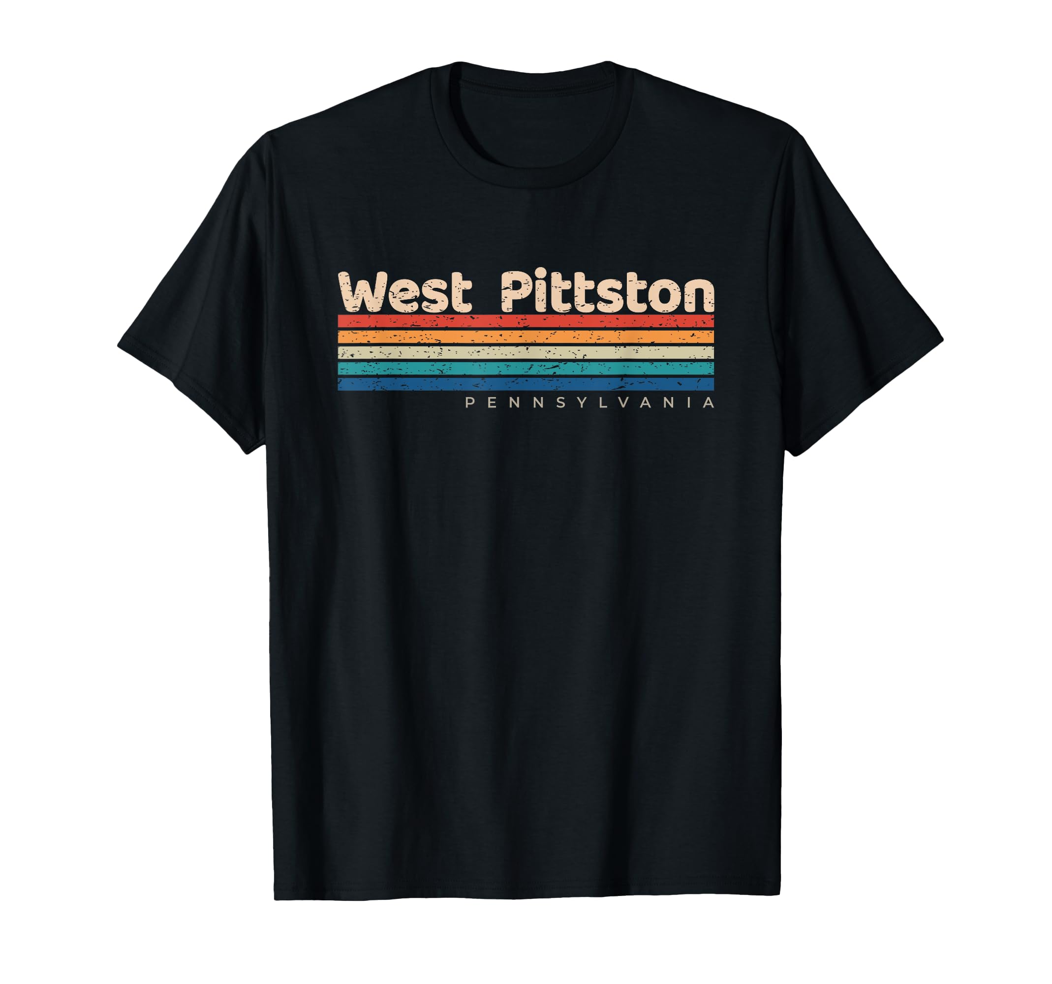 West Pittston Pa Pennsylvania T-Shirt - Custom Art Print for Adults - T-Shirt, Sweatshirt, Hoodie
