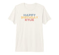 Happy Birthday Kylie Personalized T-Shirt - Casual Everyday Wear Men Women - T-Shirt, Sweatshirt, Hoodie