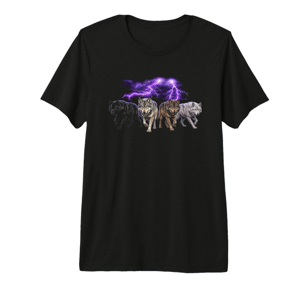 Wolf 90S Funny Wolf 80S Tri Blend T-Shirt - Trendy Graphic Men Women - T-Shirt, Sweatshirt, Hoodie