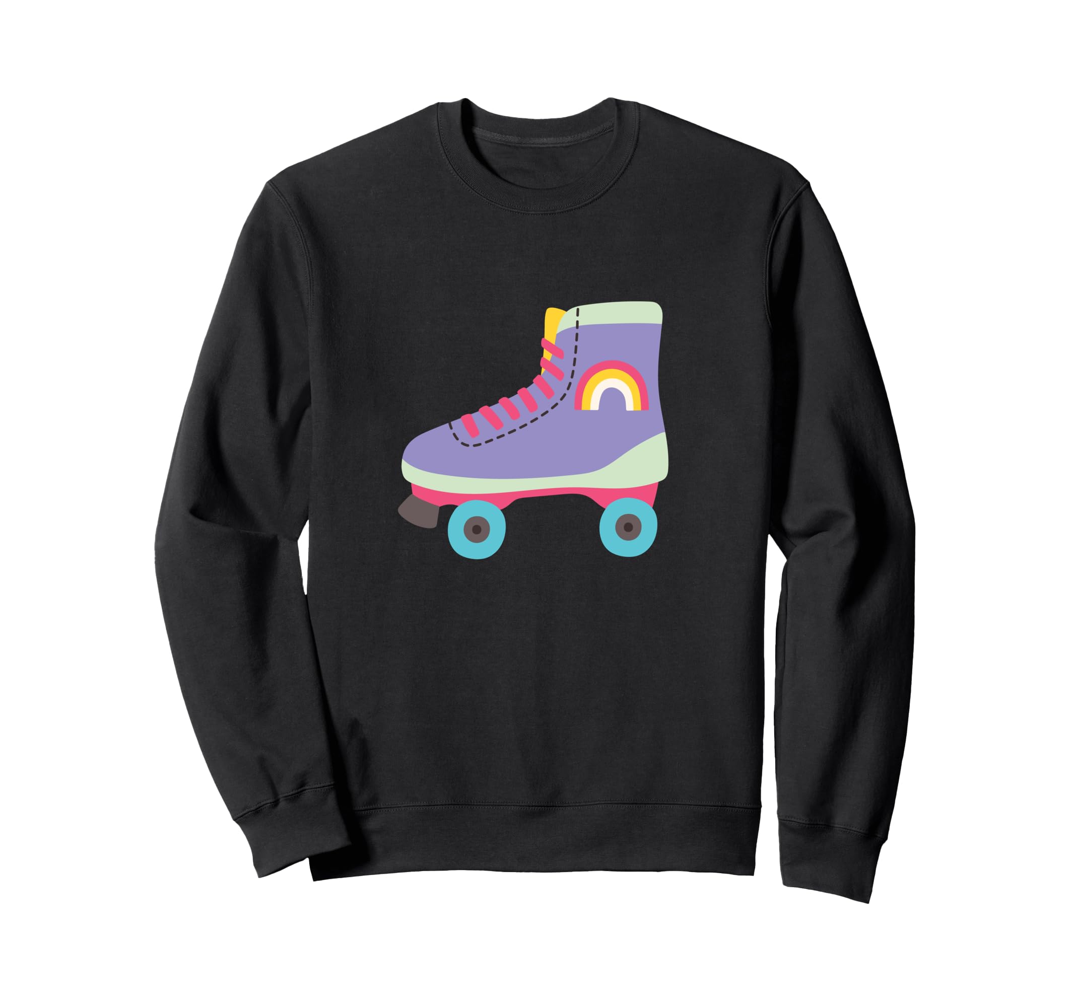 Colorful Roller Skate Art Sweatshirt - Trendy Graphic for Adults - T-Shirt, Sweatshirt, Hoodie