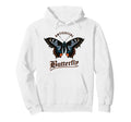 Anti Social Butterfly Sarcastic Introvert Hoodie - Minimalist Print Unisex - T-Shirt, Sweatshirt, Hoodie