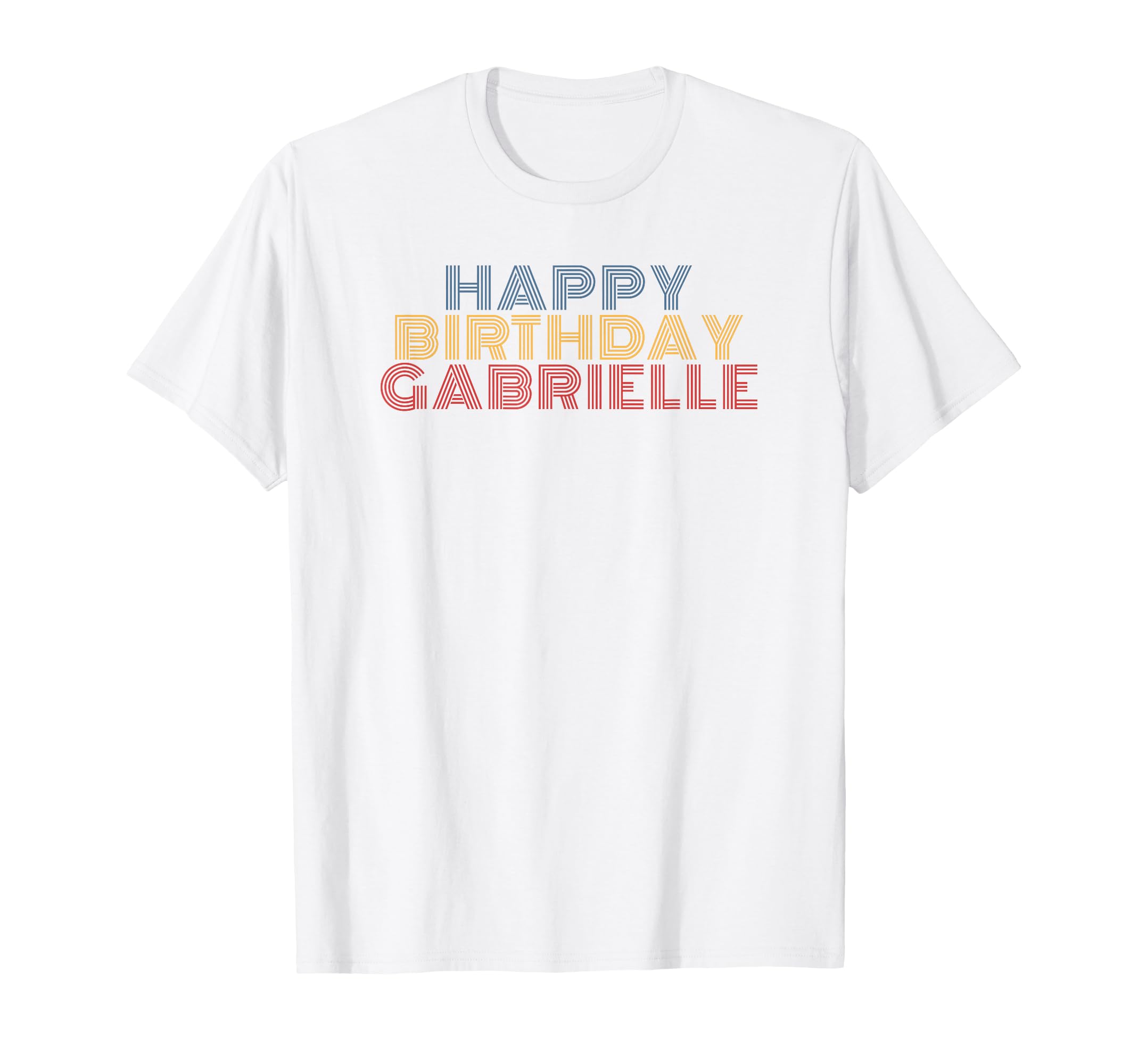 Happy Birthday Gabrielle Personalized T-Shirt - Trendy Graphic for Adults - T-Shirt, Sweatshirt, Hoodie