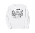 Paris Street Scene Illustration Sweatshirt - Minimalist Print for Adults - T-Shirt, Sweatshirt, Hoodie