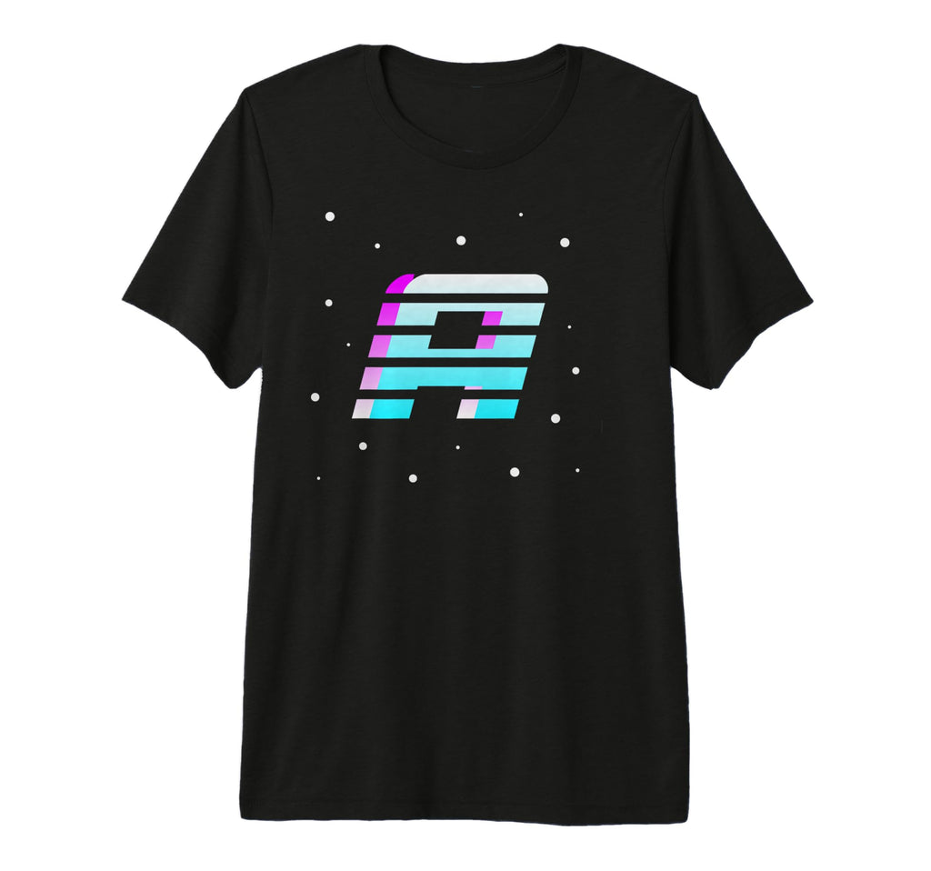 80S Letter Initial Name Monogram T-Shirt - Aesthetic Graphic Unisex - T-Shirt, Sweatshirt, Hoodie