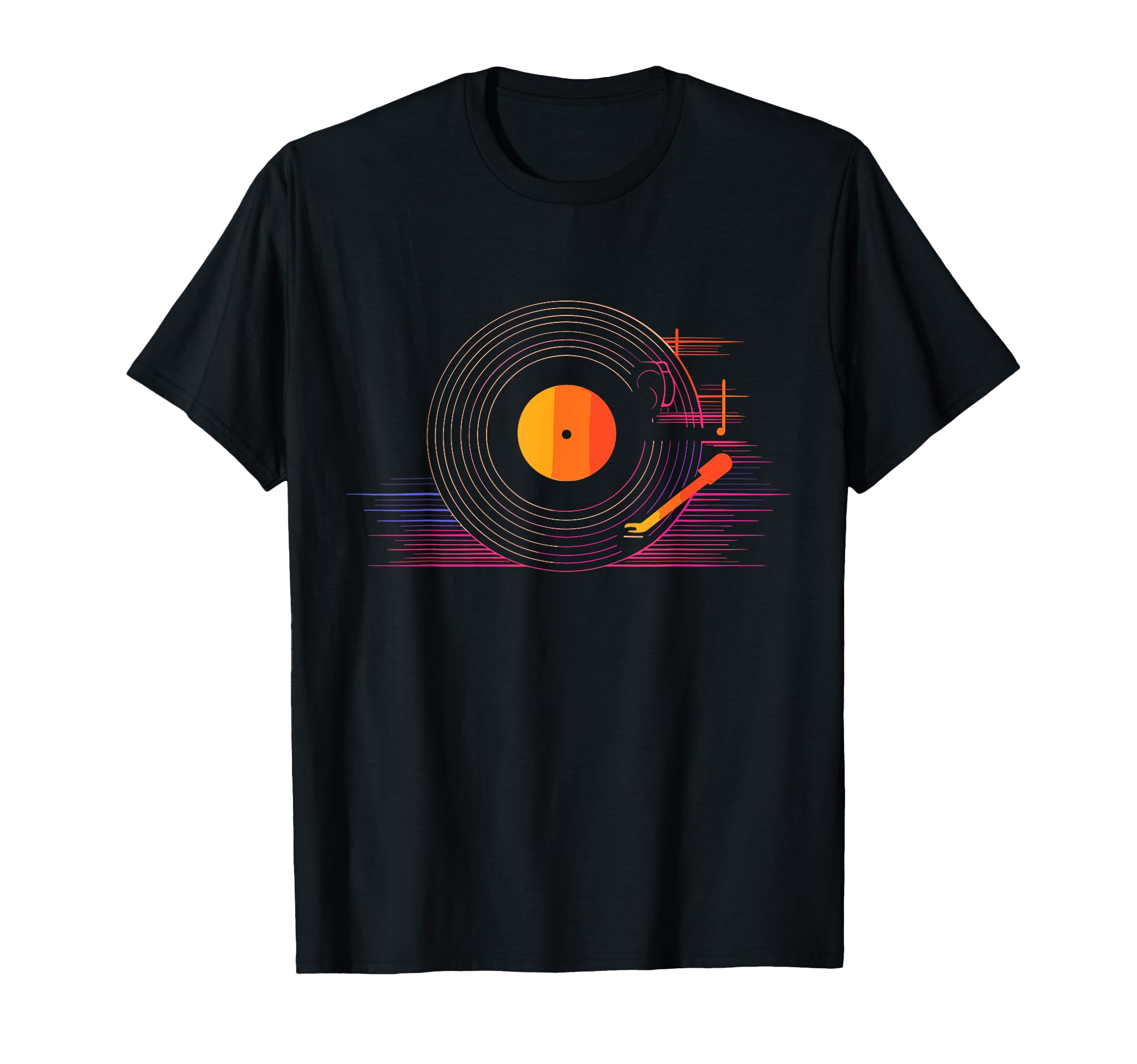 Turntable Vinyl Record Player T-Shirt - Fun Novelty Design Men Women - T-Shirt, Sweatshirt, Hoodie